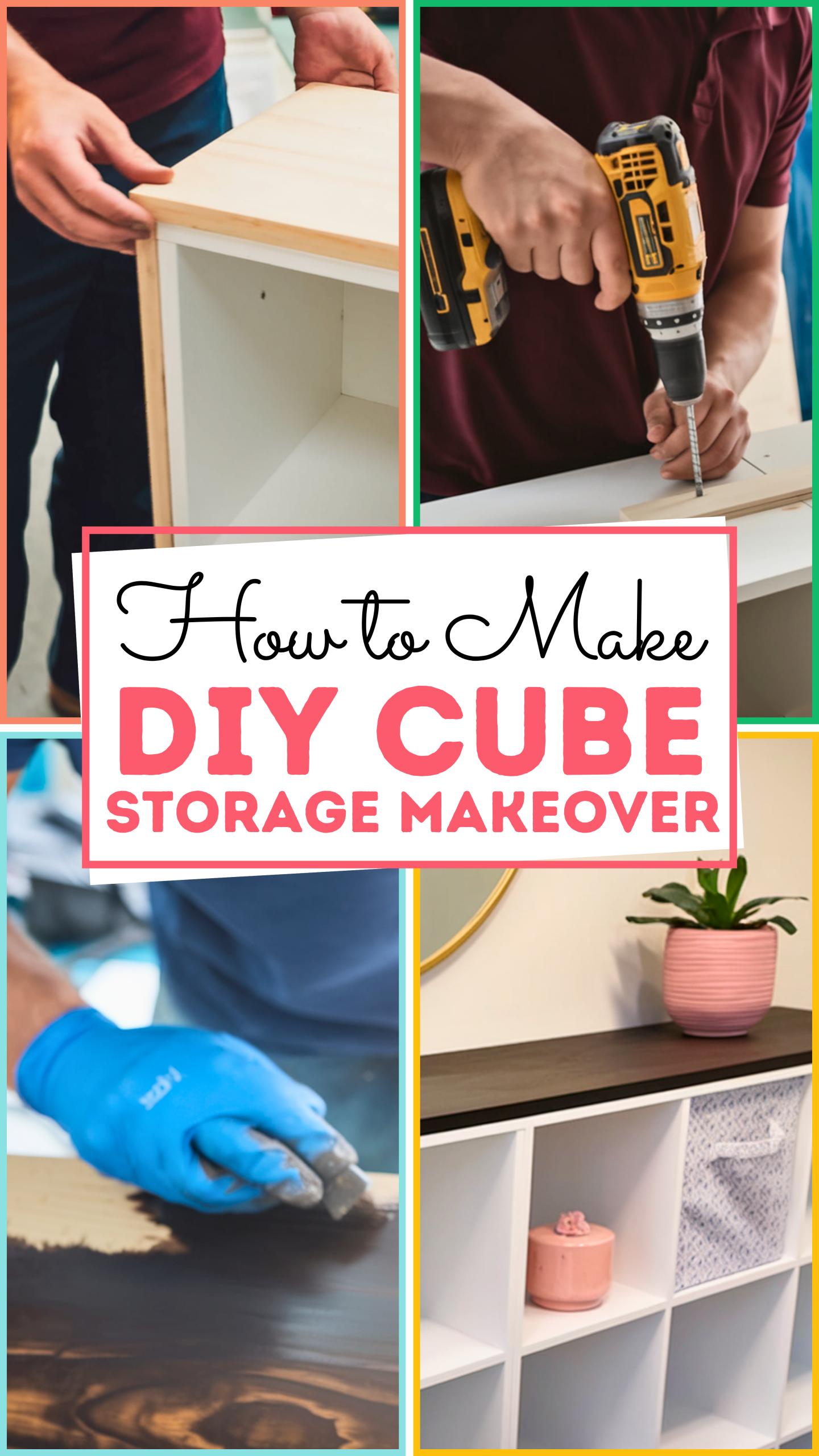 DIY Cube Storage Makeover