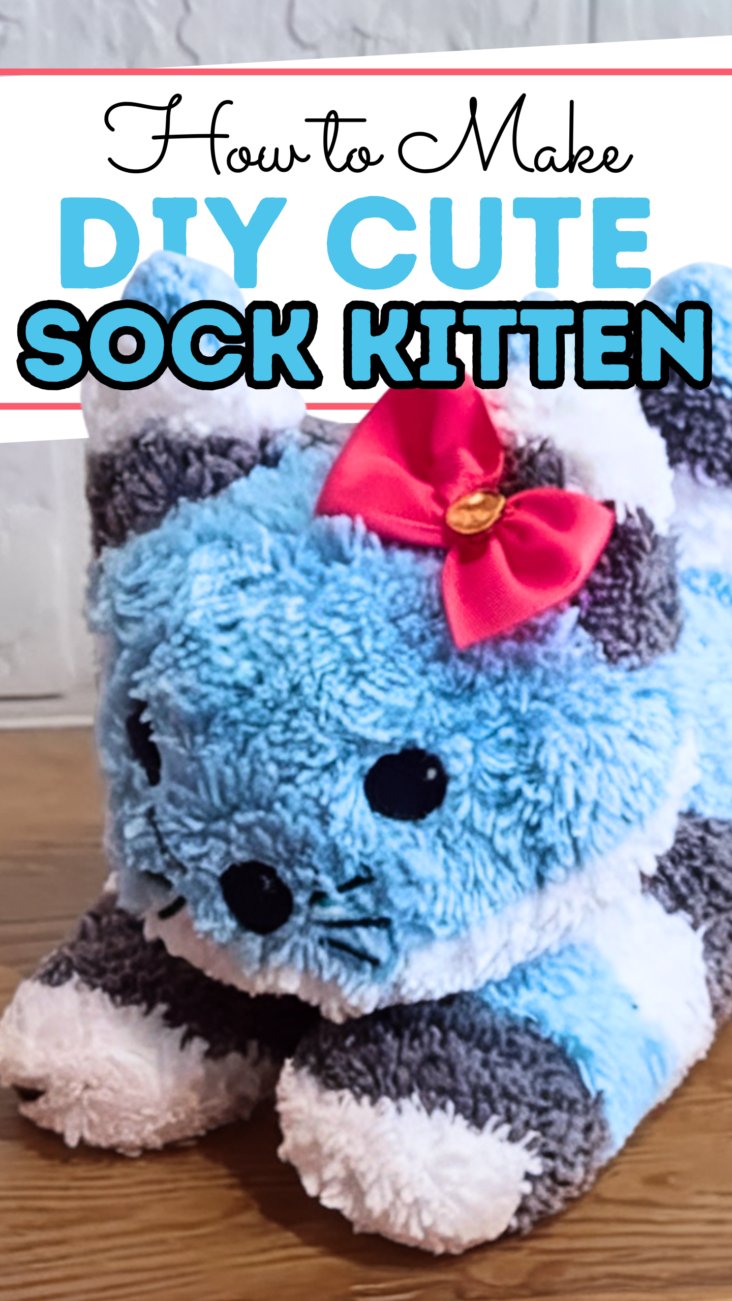 How To Make DIY Cute Sock Kitten
