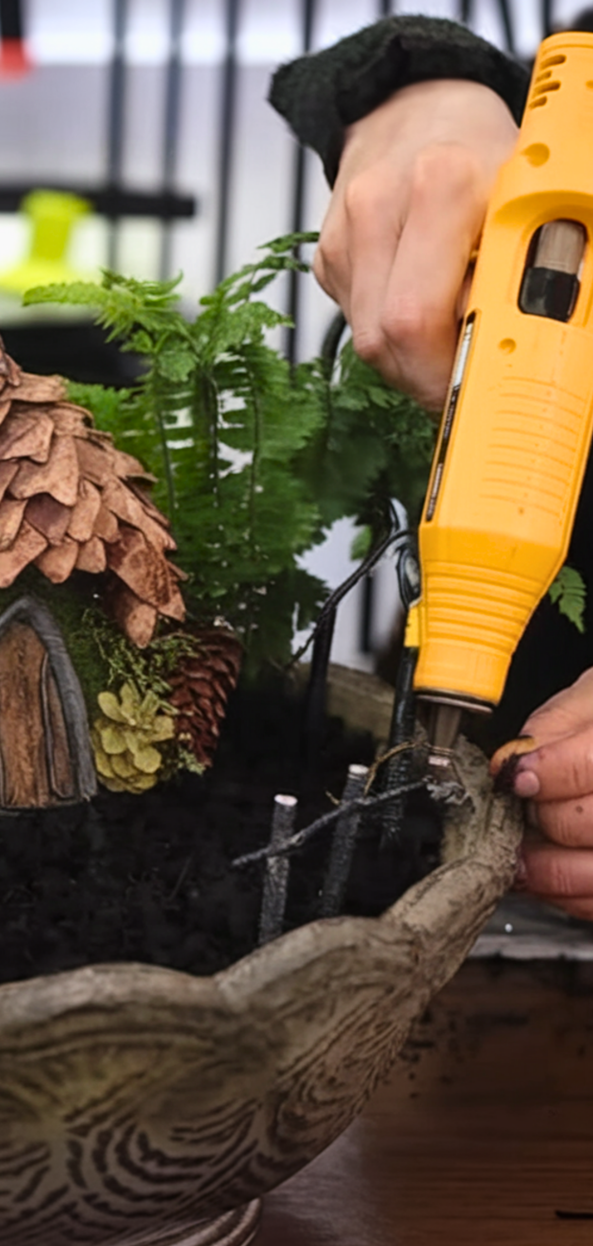 Whimsical DIY Fairy House Planter