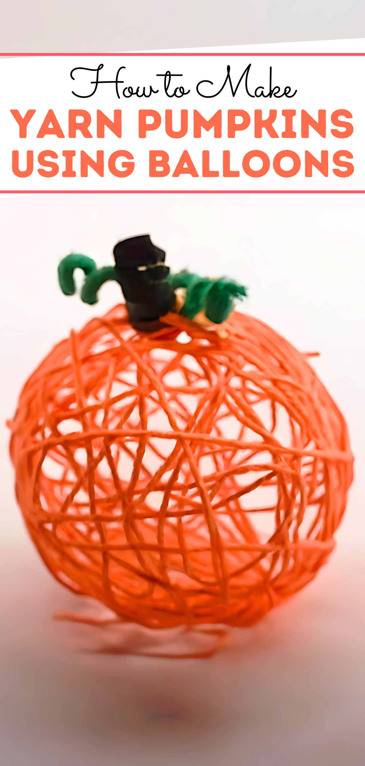 How to Make Yarn Pumpkins Using Balloons