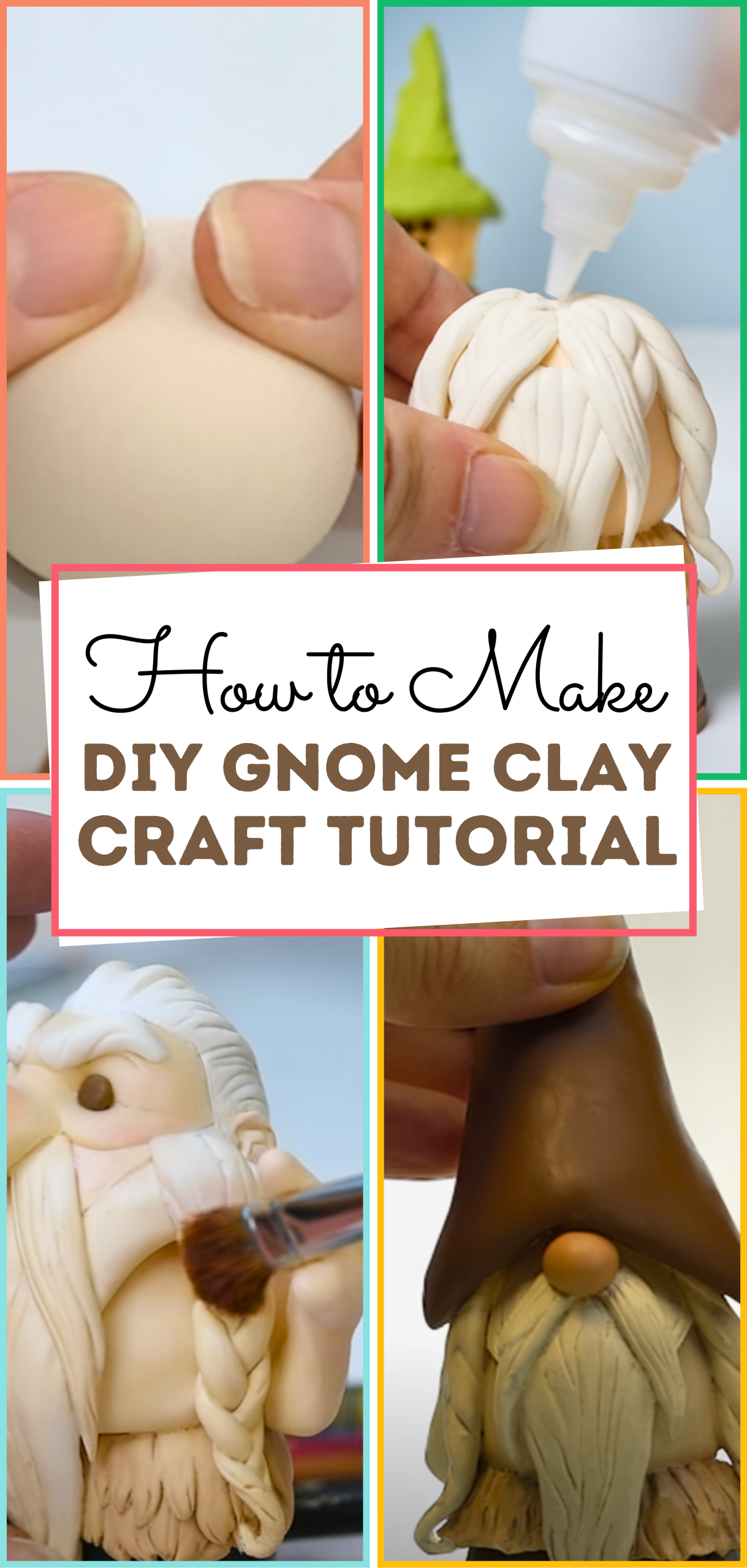 DIY Gnome Clay Craft Tutorial