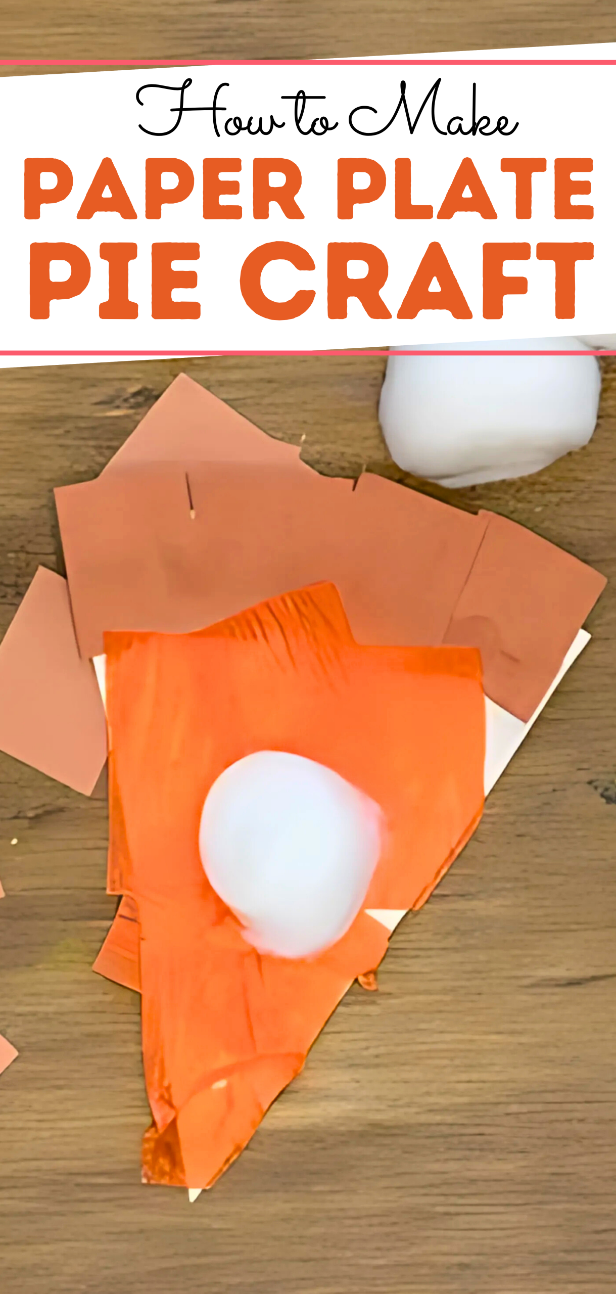 Paper Plate Pie Craft