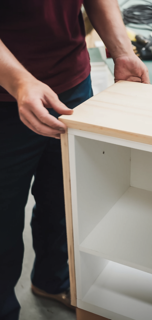 DIY Cube Storage Makeover