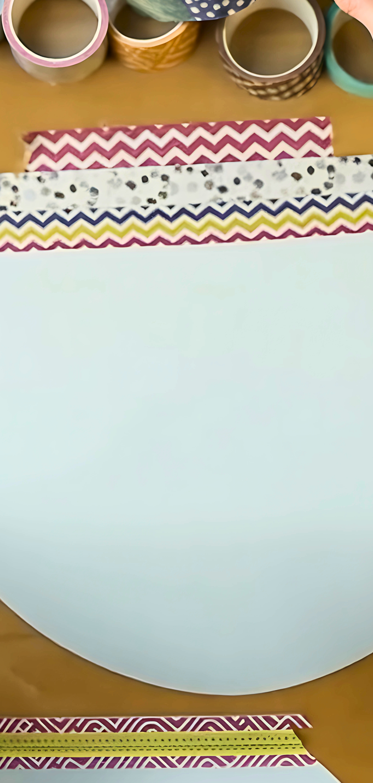 DIY Upcycled Clock with Dovecraft Washi Tape