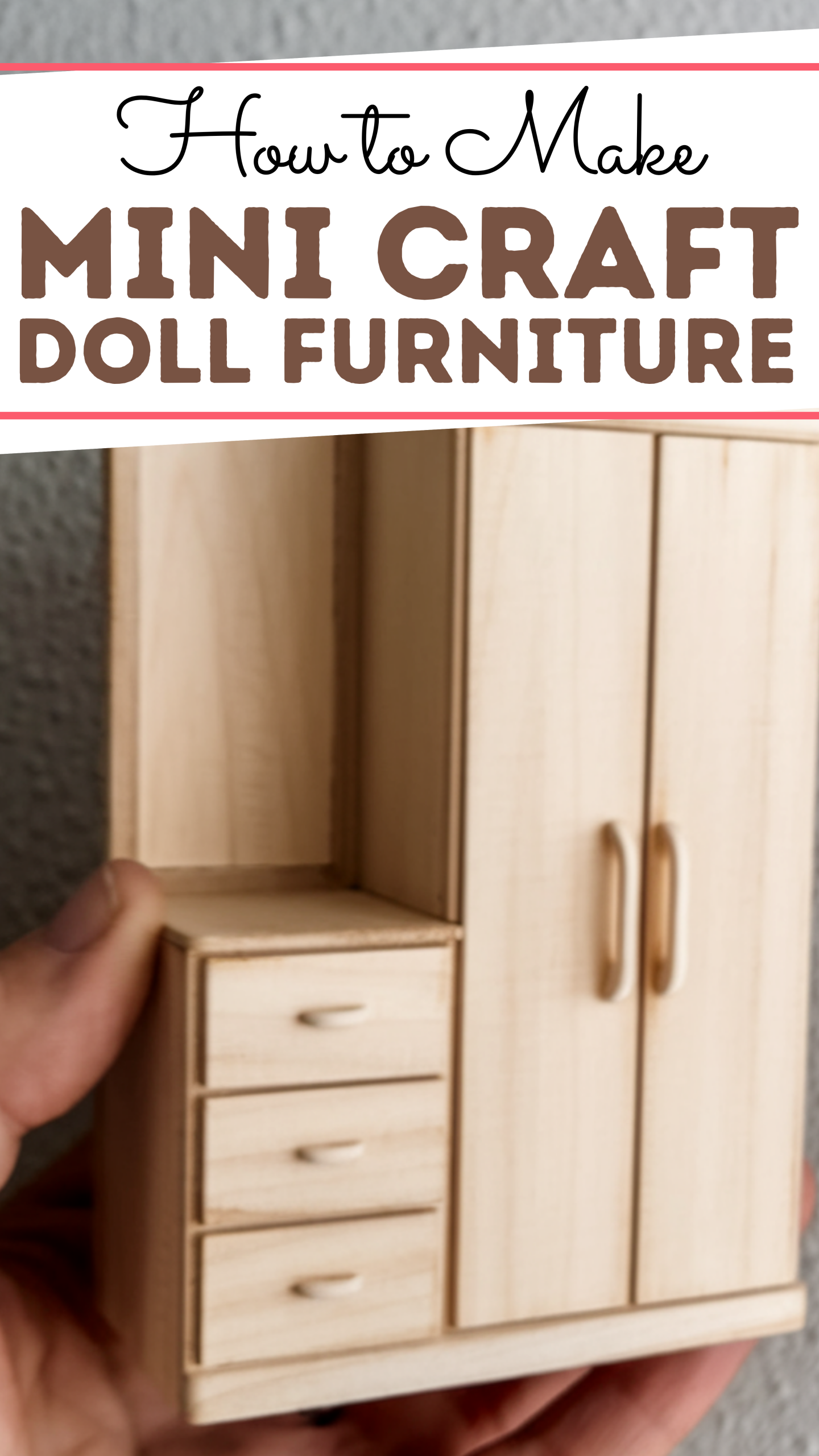 Mini Craft Doll Furniture