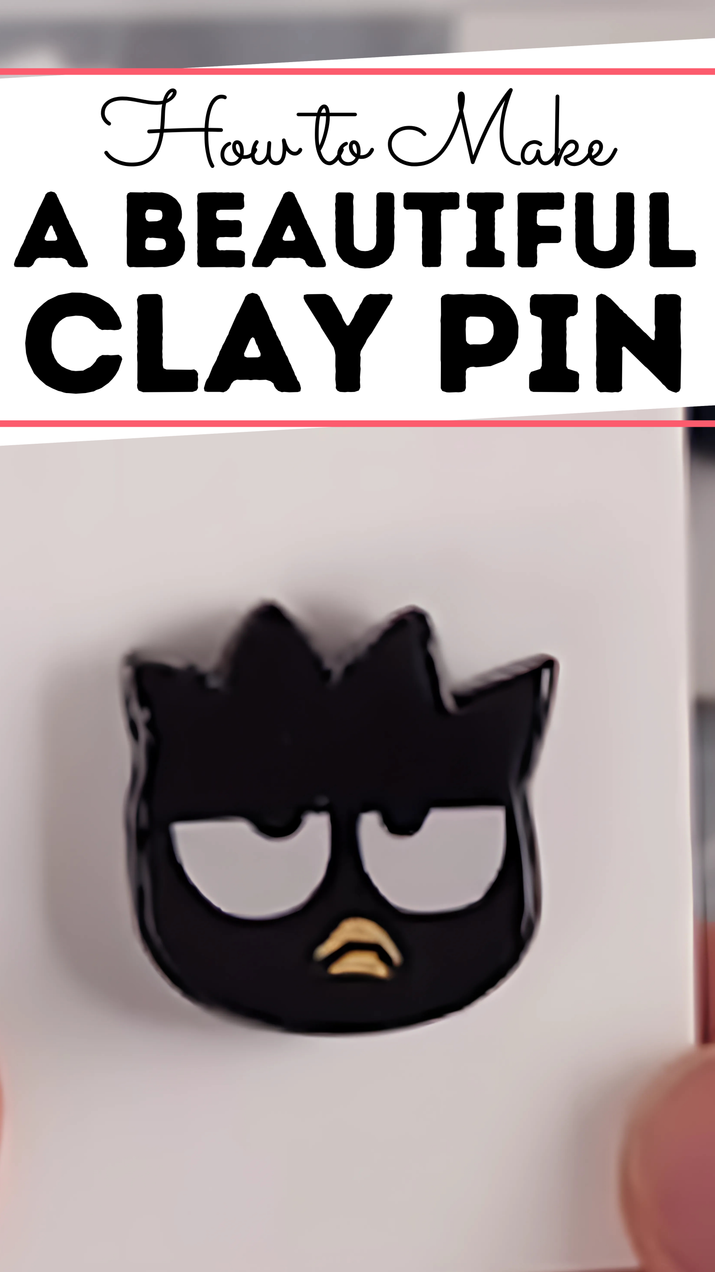 How to Make a Beautiful Clay Pin