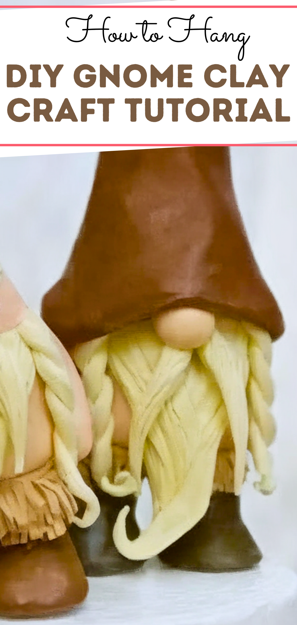 DIY Gnome Clay Craft Tutorial