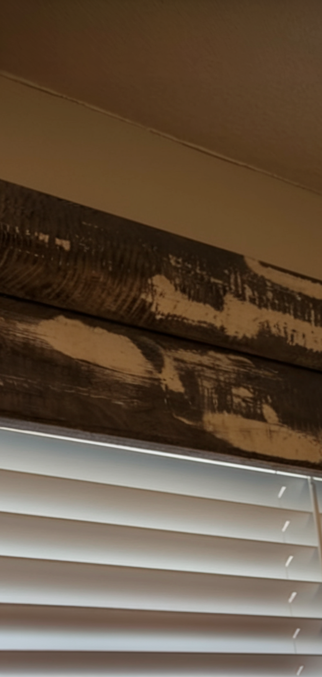 DIY Farmhouse Wood Window Valance
