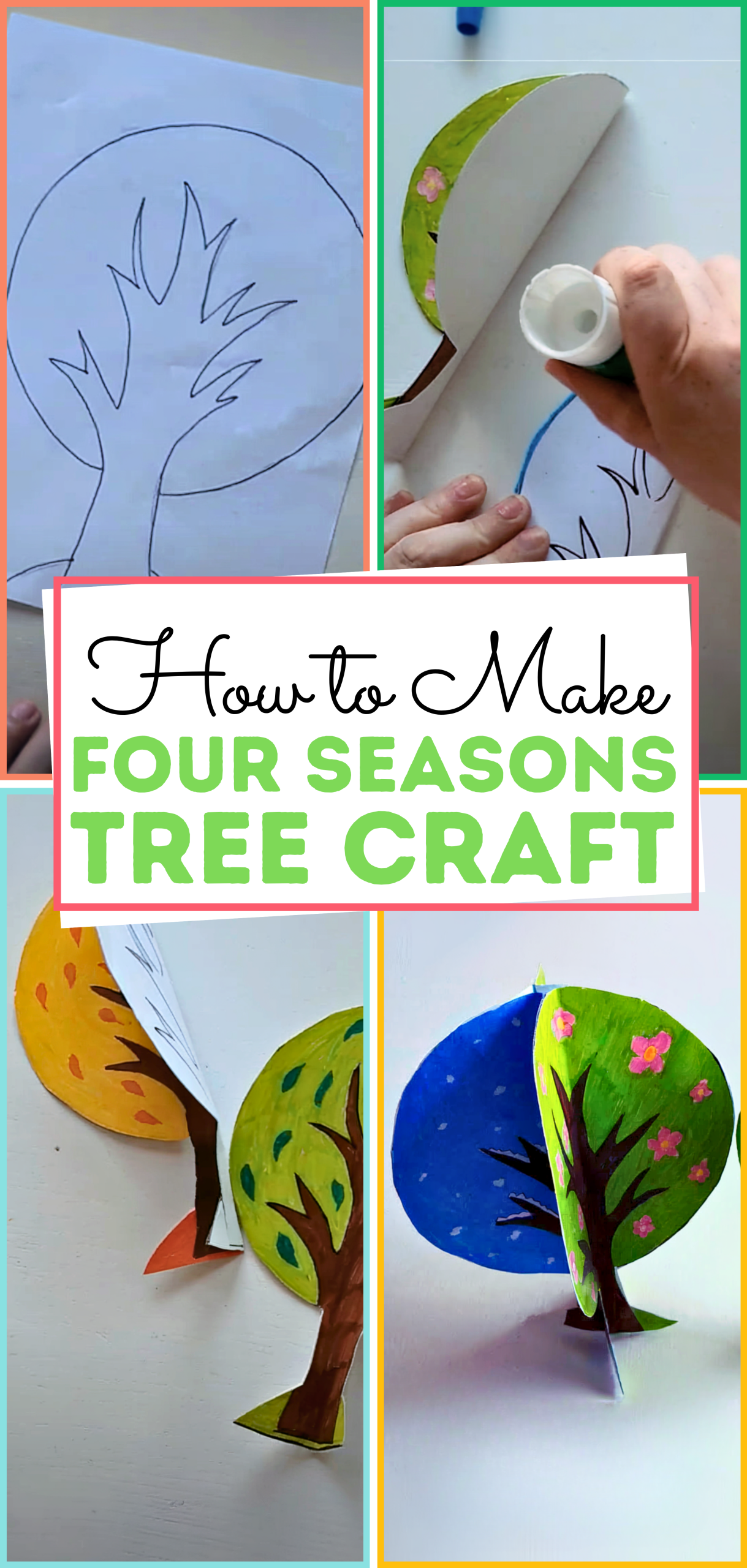 Beautiful Four Seasons Tree Craft