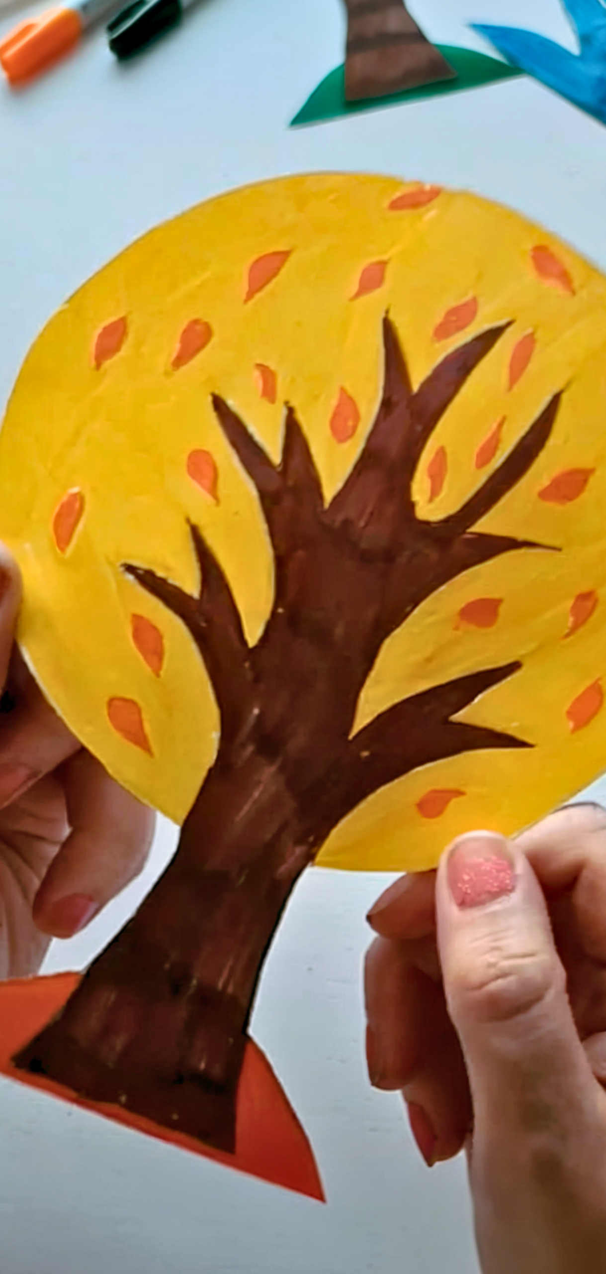 Beautiful Four Seasons Tree Craft