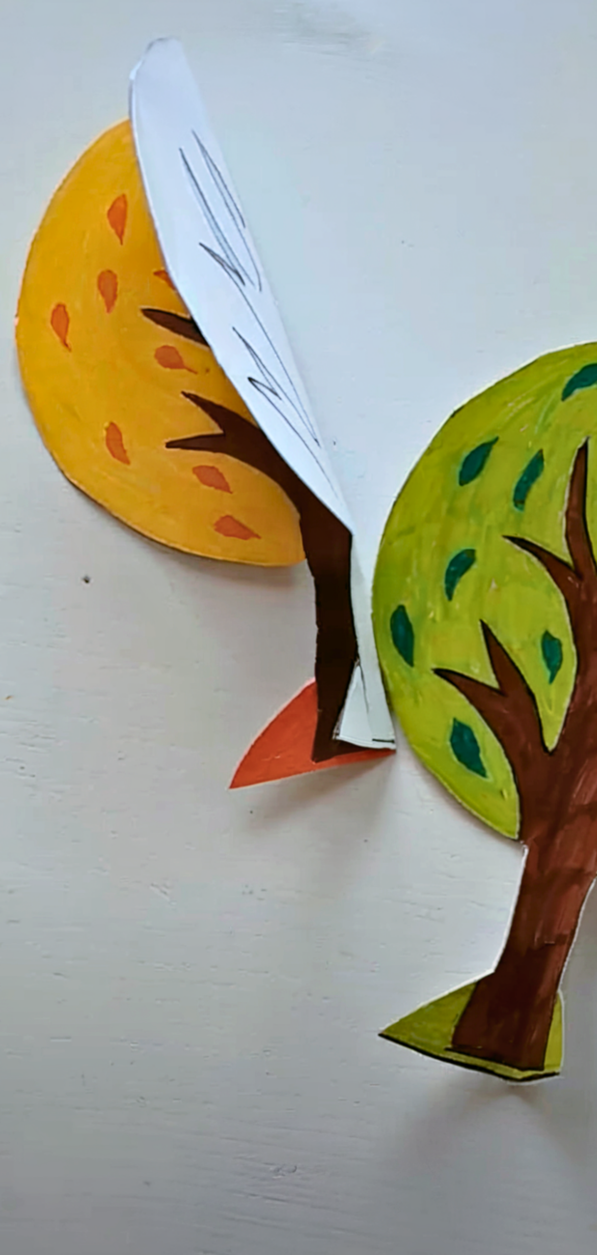 Beautiful Four Seasons Tree Craft