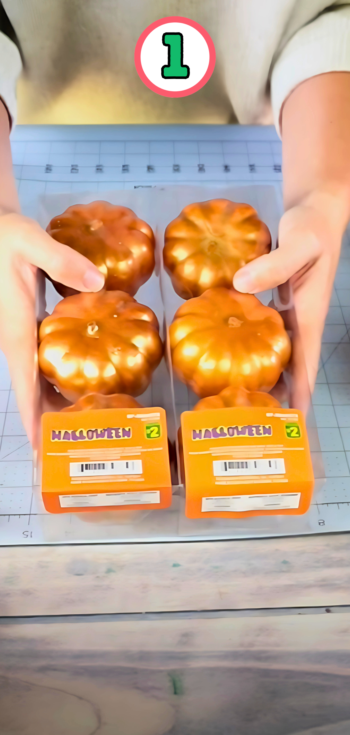 Making Your Plastic Painted Pumpkins Look Real