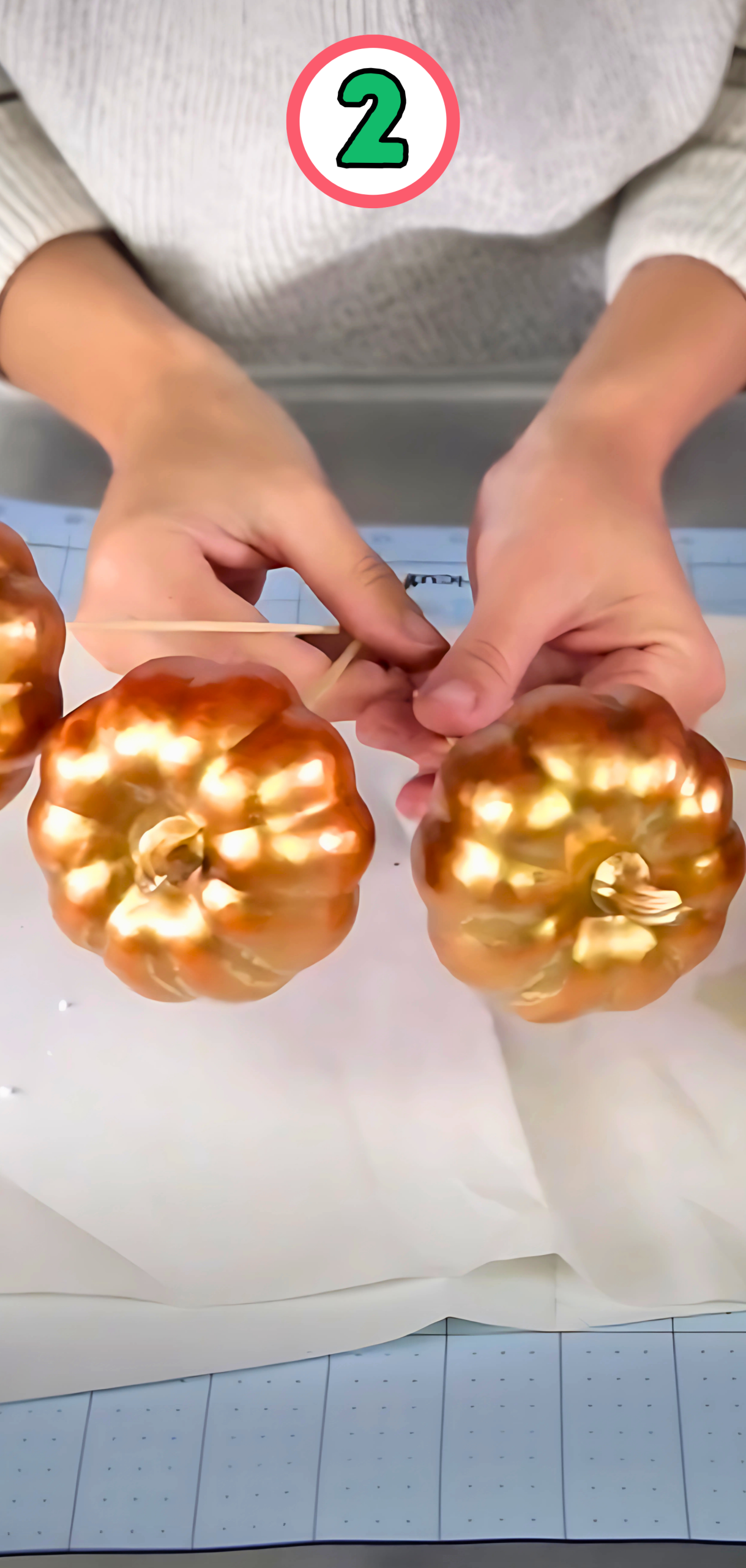 Making Your Plastic Painted Pumpkins Look Real