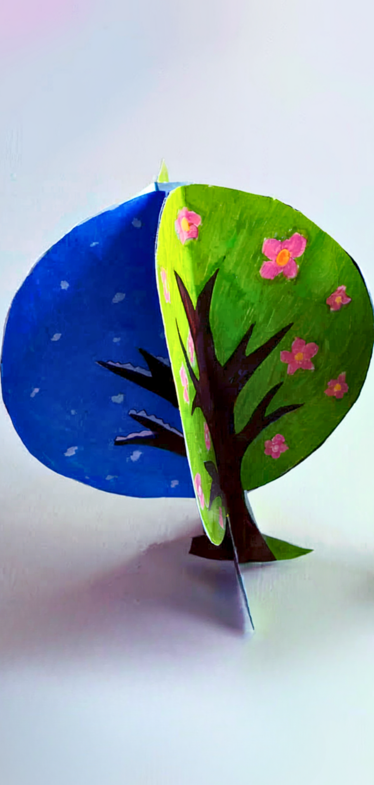 Beautiful Four Seasons Tree Craft