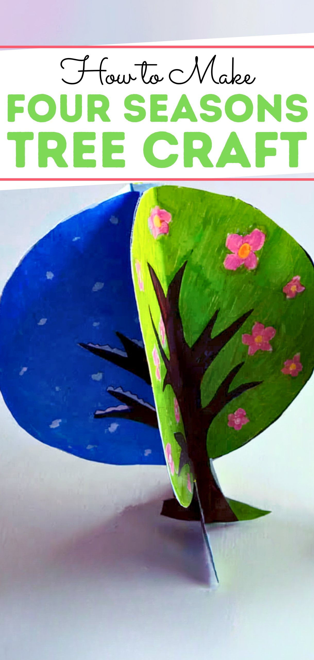 Beautiful Four Seasons Tree Craft