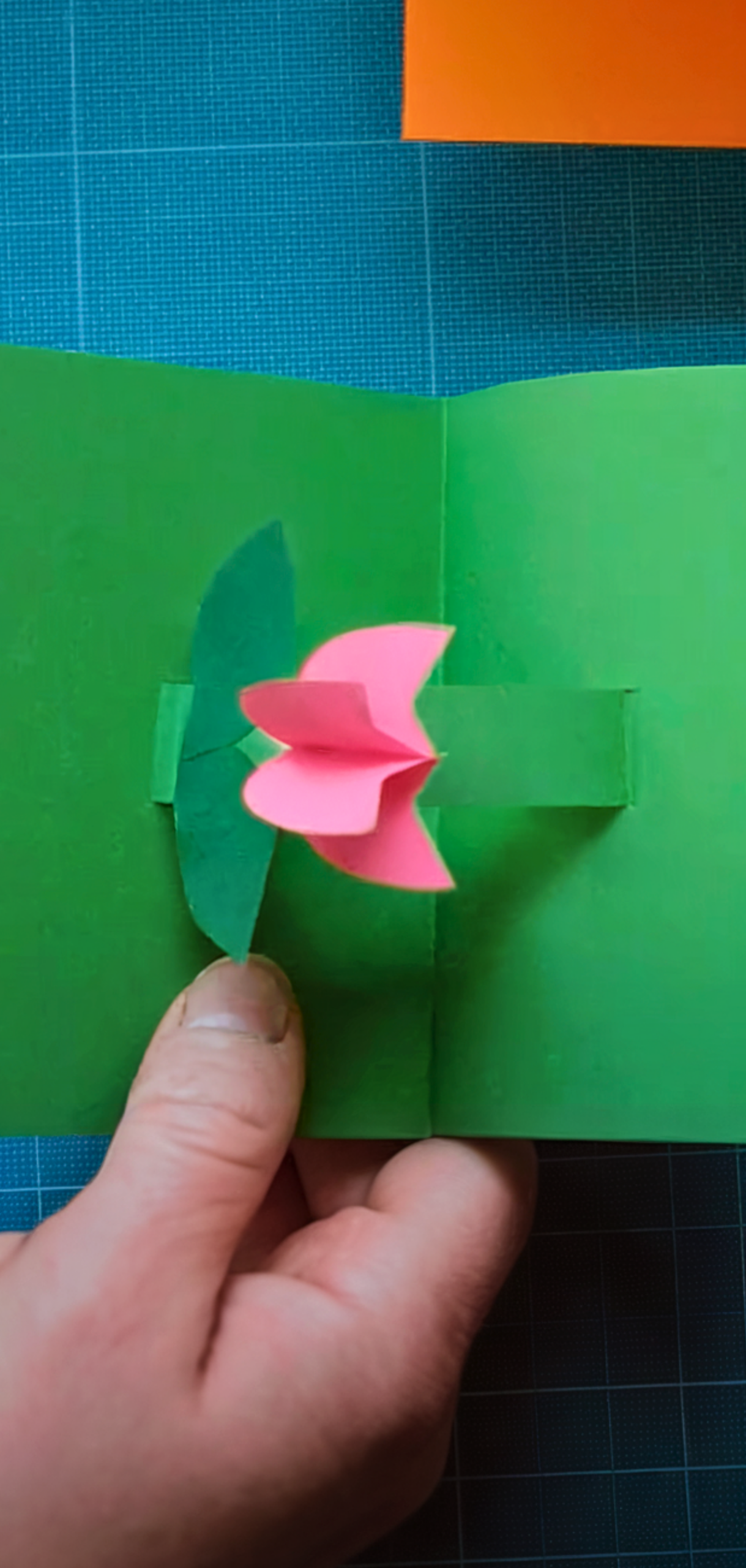 Stunning Tulip in a Heart Card