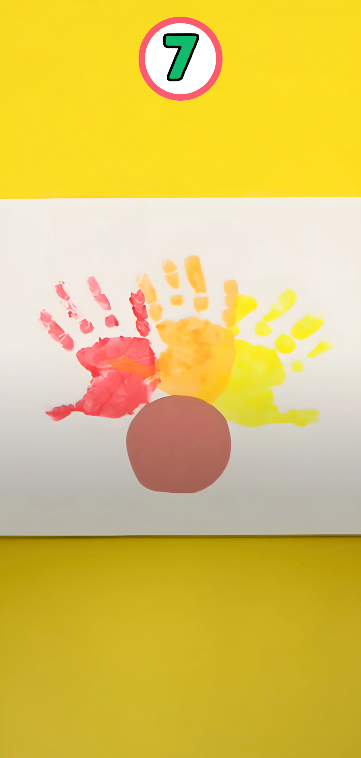 Silly Personalized Footprint Turkey Craft for Kids